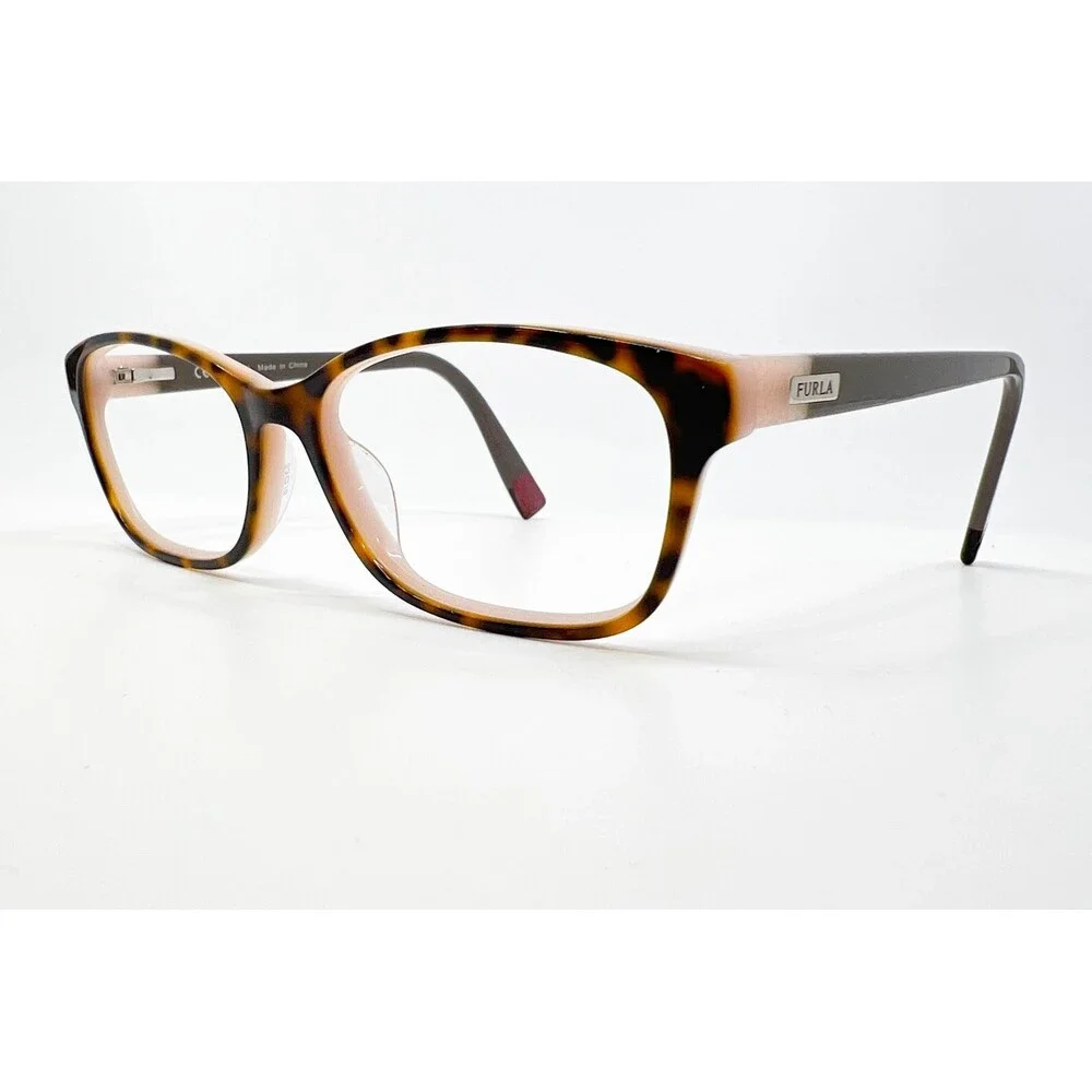 Furla Eyeglasses Womens Brown Tortoise Tate VU4943K 01GQ 140